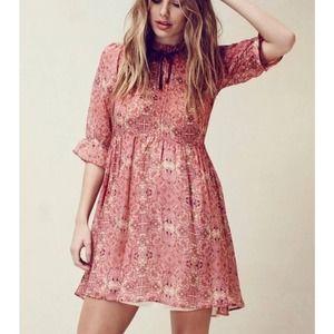 For Love and Lemons | Dresses | Geneva Mini Dress | Burgundy | Sz S